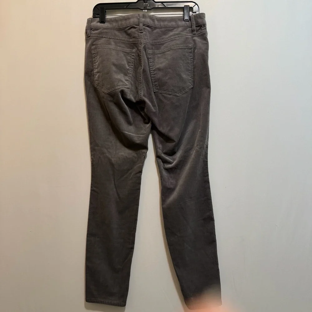 LOFT Women's Corduroy Straight Leg Jeans - Gray - Picture 2 of 9